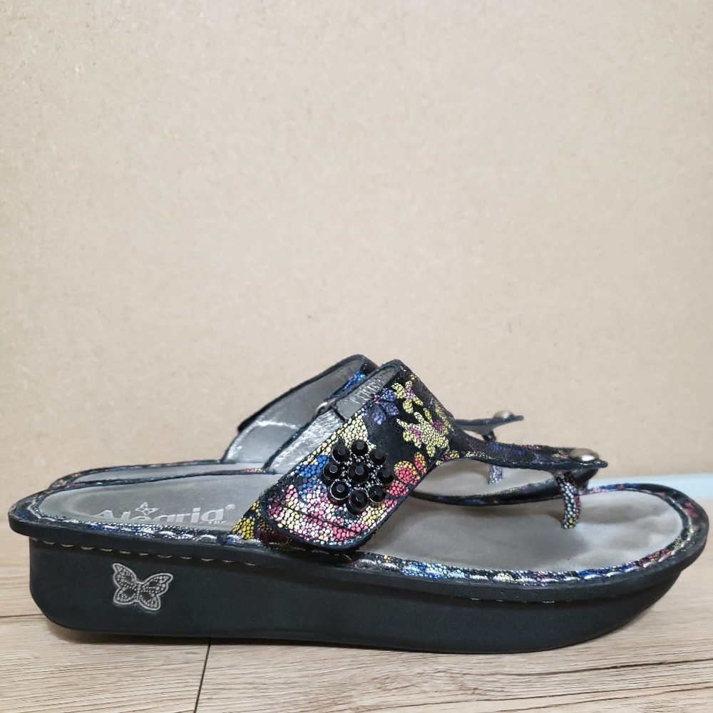 Carina Noche Flora Alegria Sandals Size 41 - Picture 4 of 11